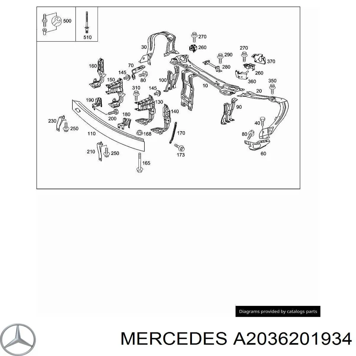  A2036201934 Mercedes