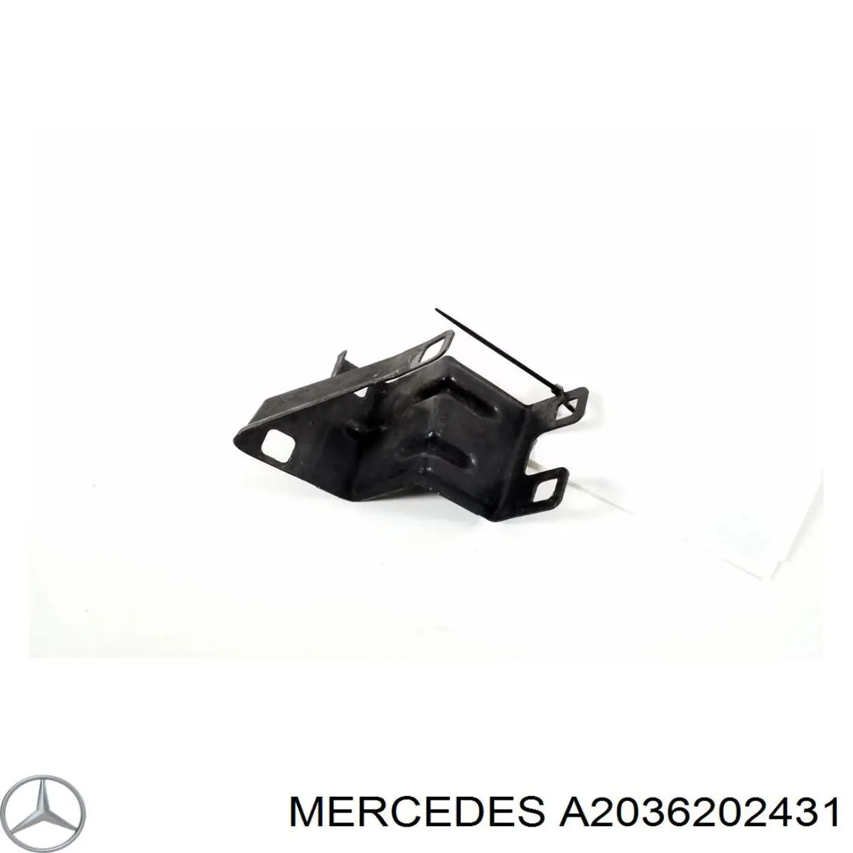 Suporte inferior da braçadeira do radiador para Mercedes C (S203)