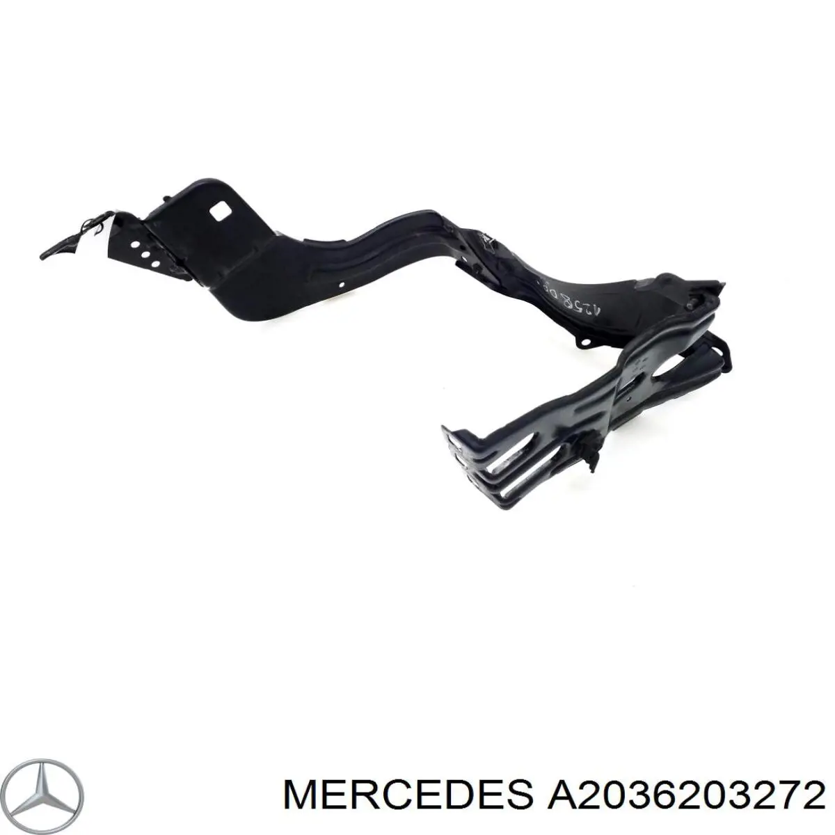 Суппорт радиатора правый / монтажная панель крепления фар на Mercedes C (CL203)
