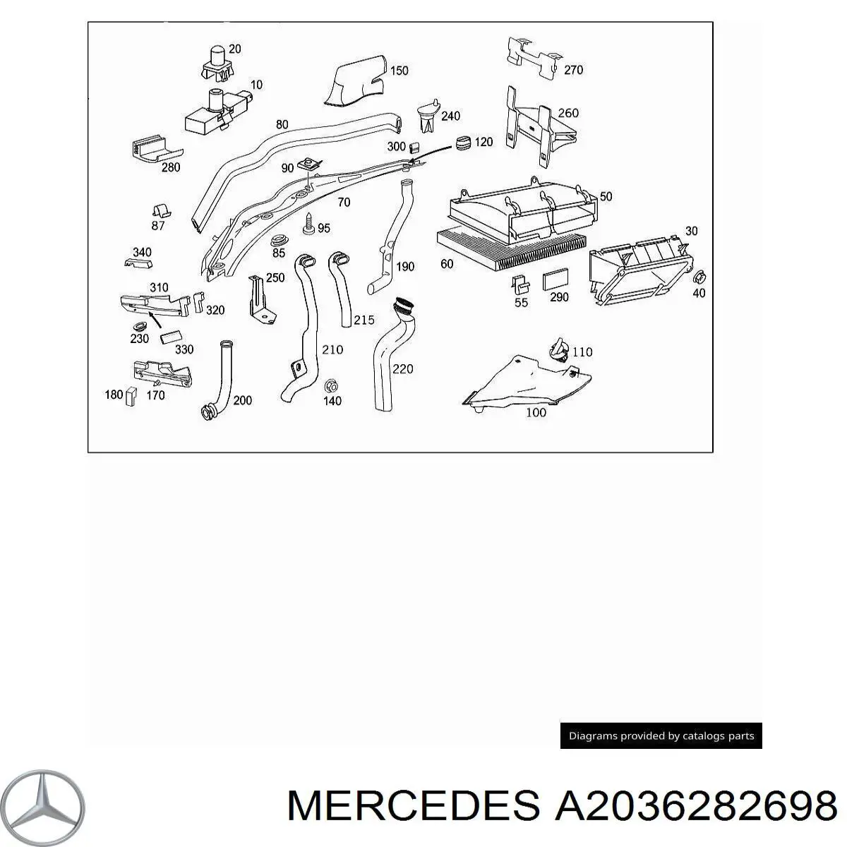  A2036282698 Mercedes