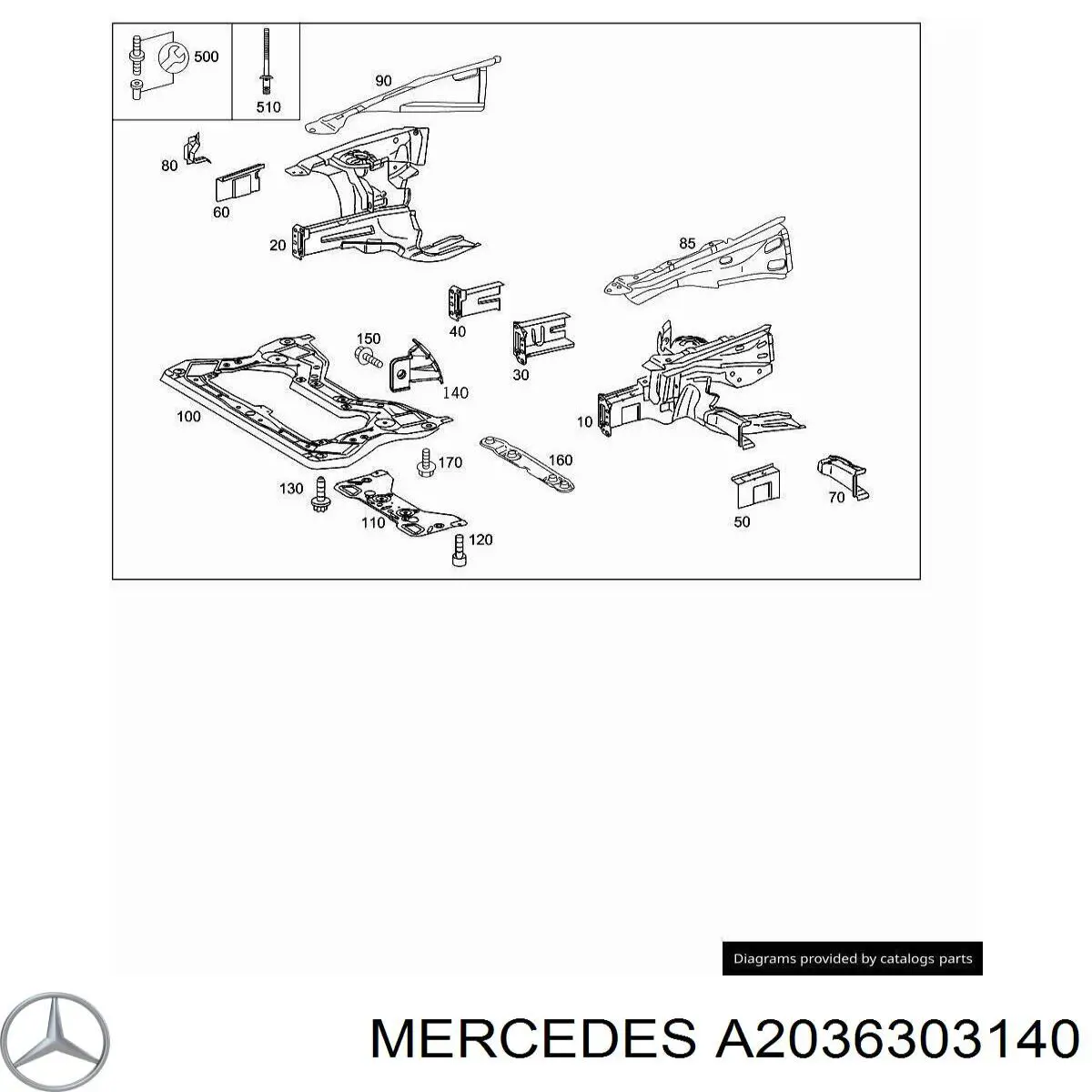 A2036303140 Mercedes 