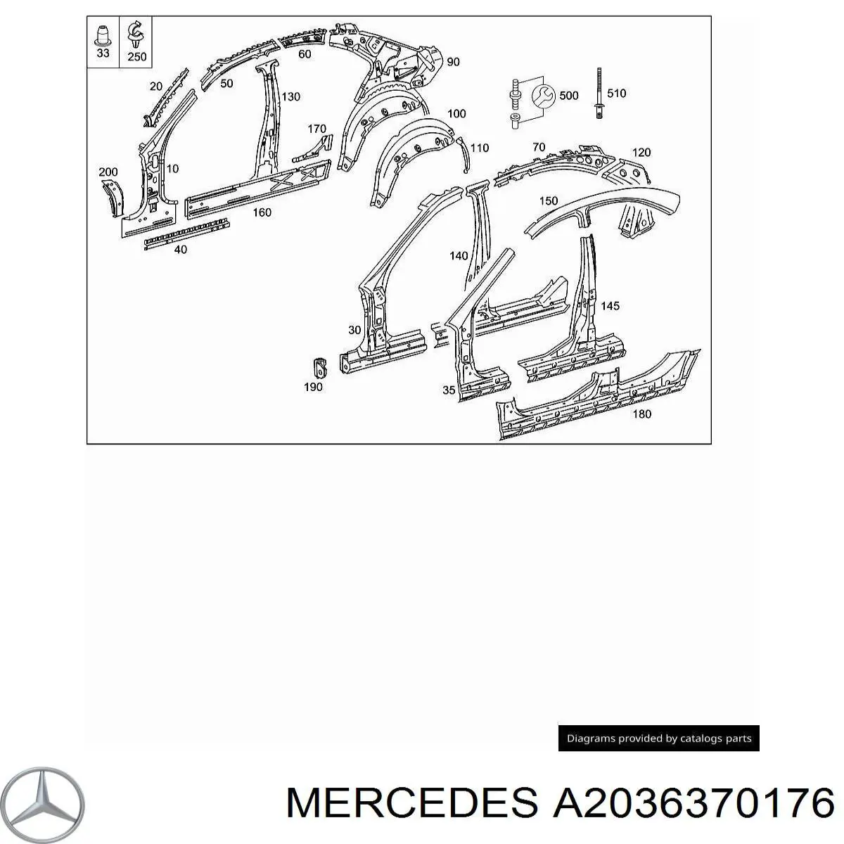 A2036370176 Mercedes 