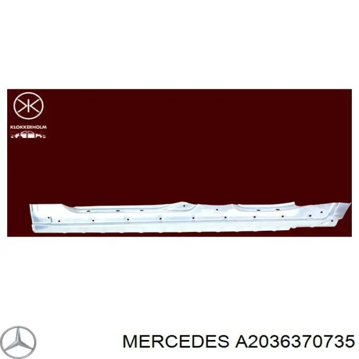 2036370735 Mercedes acesso externo esquerdo