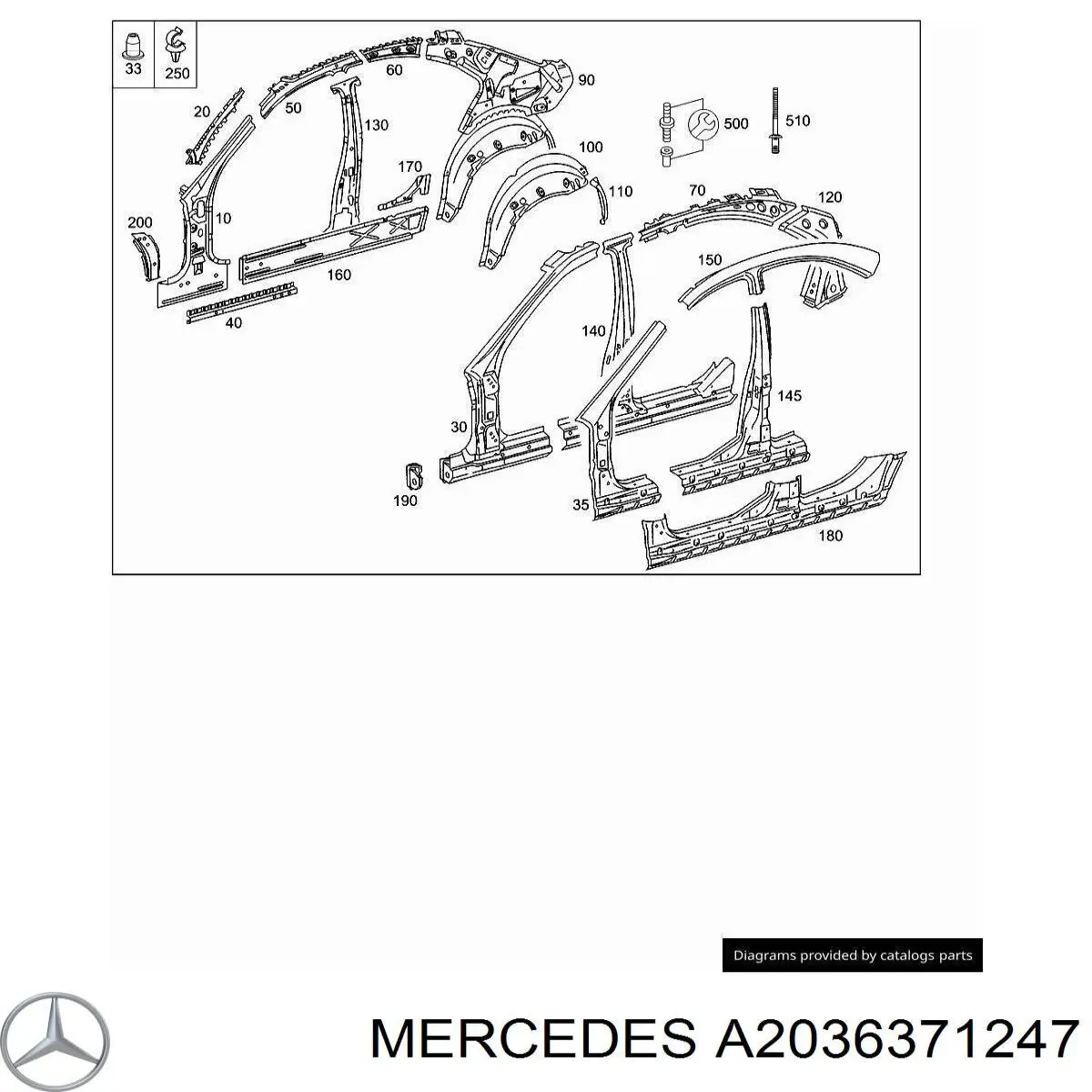 A2036371247 Mercedes 