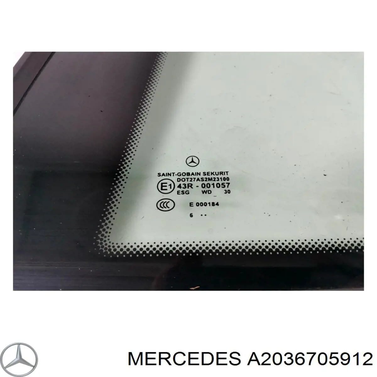 Стекло багажника, левое Mercedes A2036705912 цена, от 62.08 USD