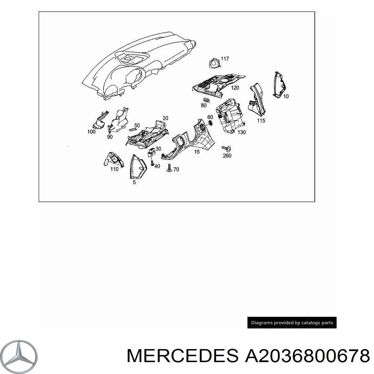  A2036800678 Mercedes