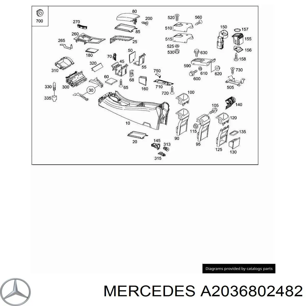 A2036802482 Mercedes 