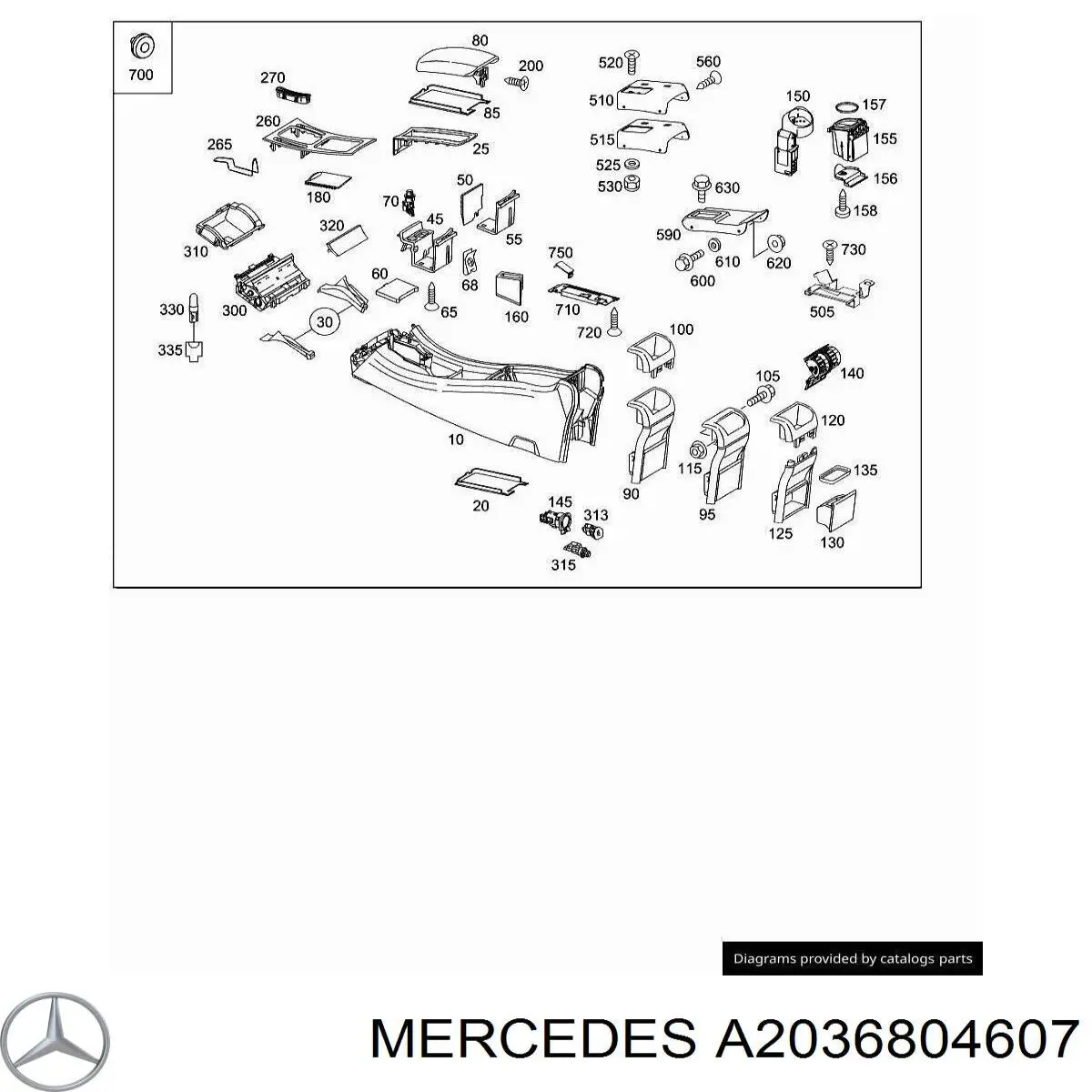  A2036800123 Mercedes