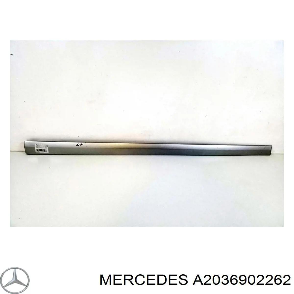 Moldura da porta dianteira direita para Mercedes C (W203)