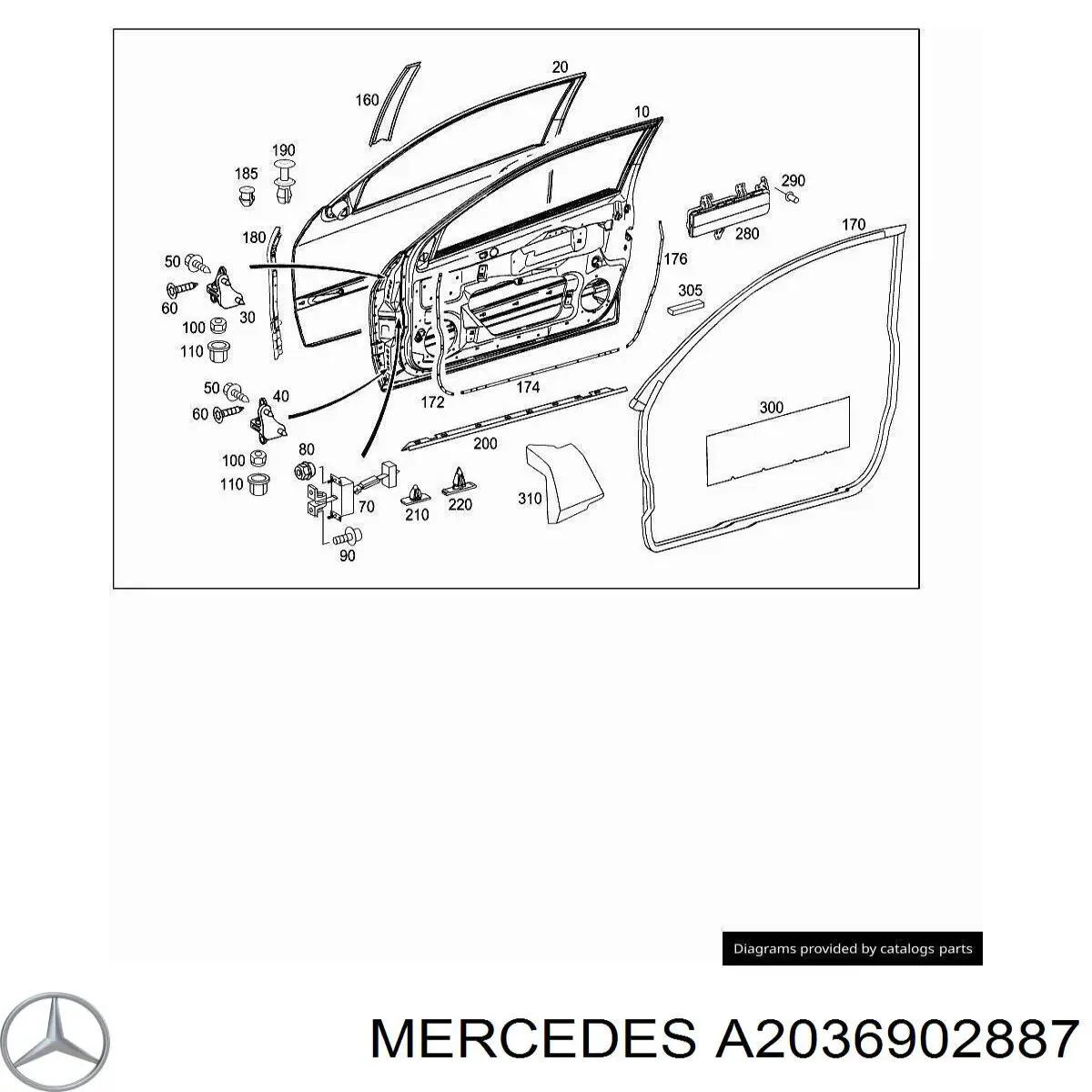  A2036902887 Mercedes