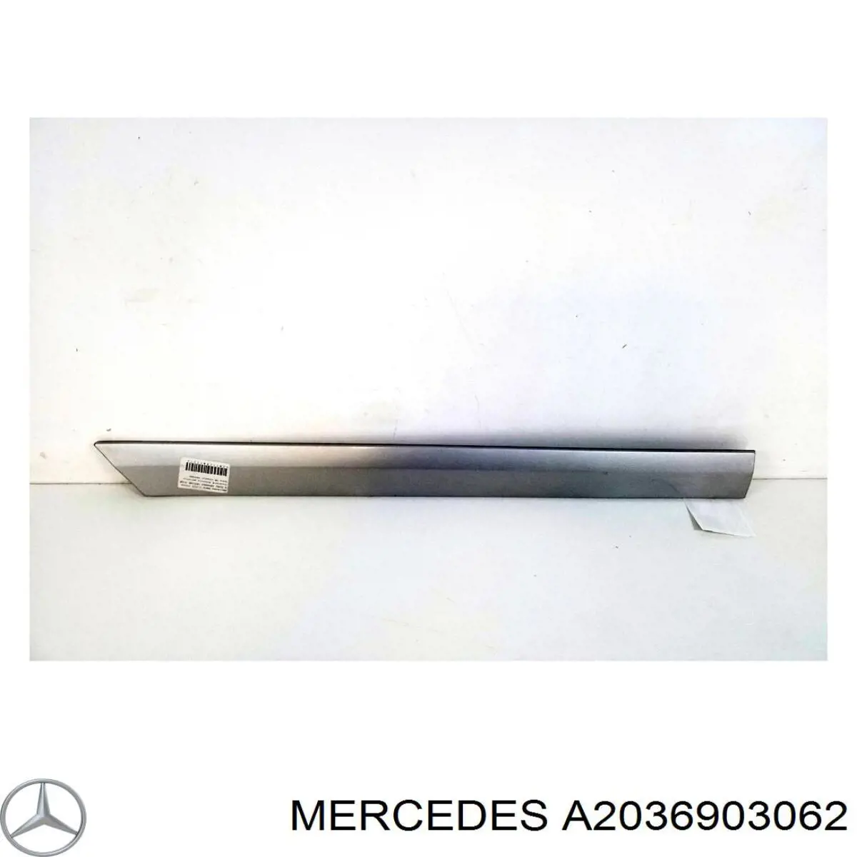 Moldura da porta traseira direita para Mercedes C (W203)