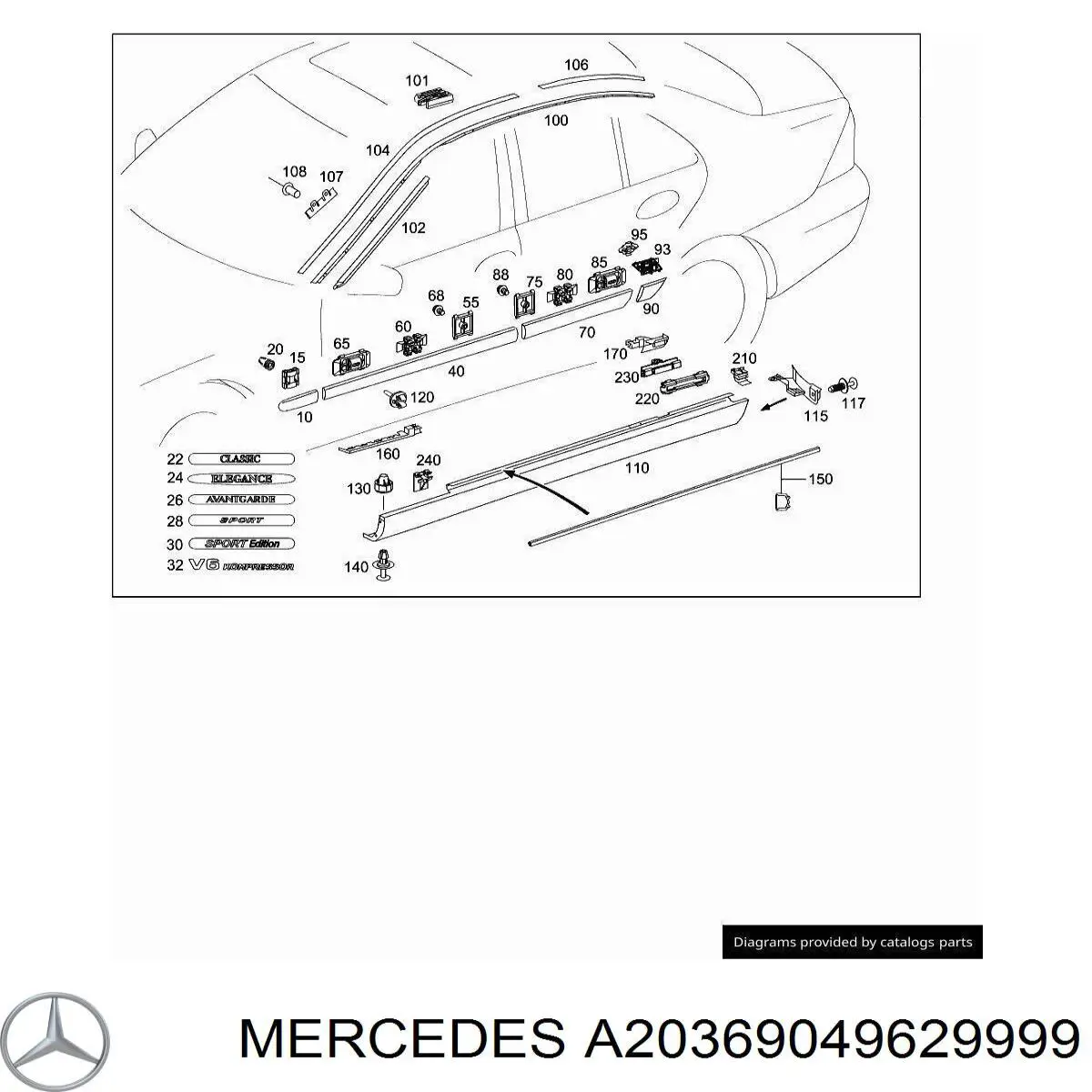 A20369049629999 Mercedes 