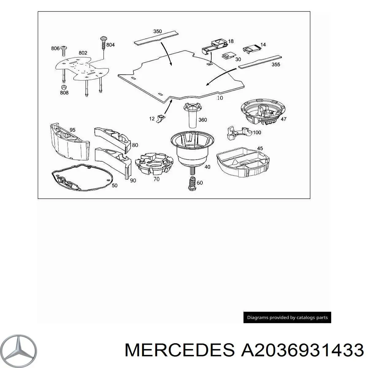 A2036931433 Mercedes 