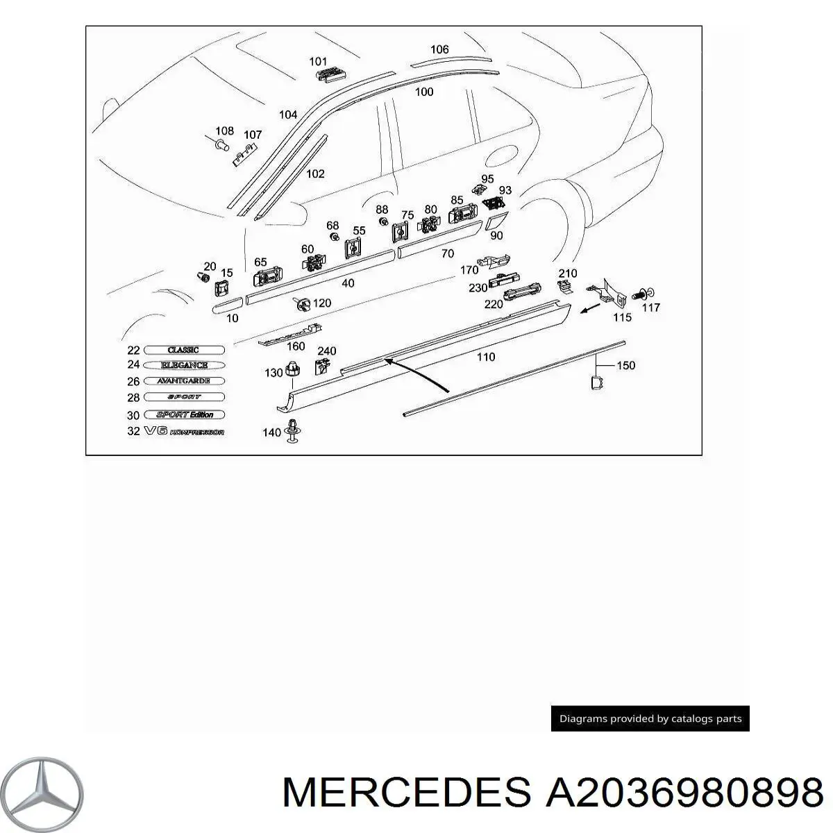  2036980898 Mercedes