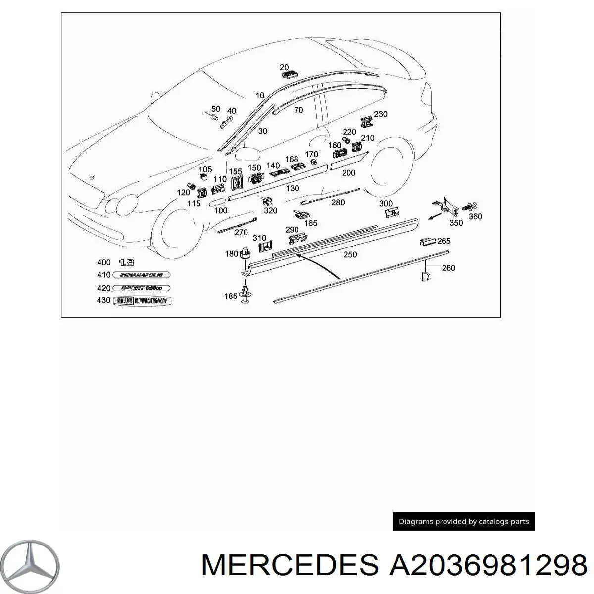  A2036981298 Mercedes