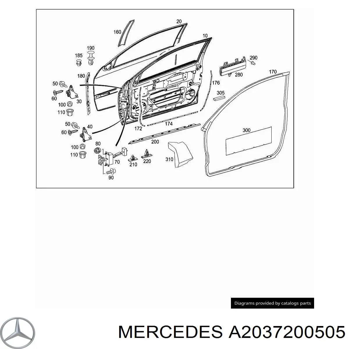 2037200505 Mercedes 