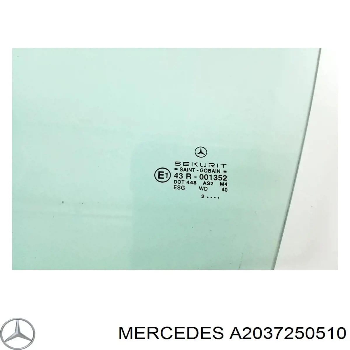 Окно (передней двери) двери Mercedes A2037250510 цена, от 72.22 USD
