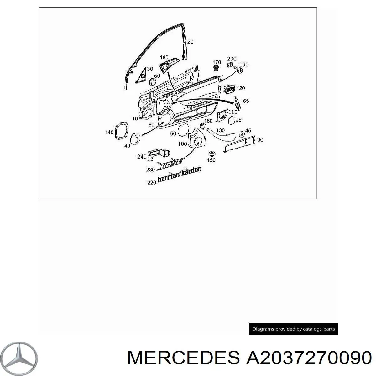 A2037270090 Mercedes 