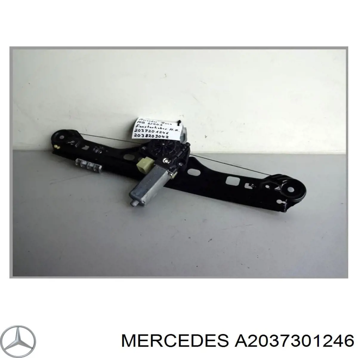 A2037301246 Mercedes mecanismo de acionamento de vidro da porta dianteira direita