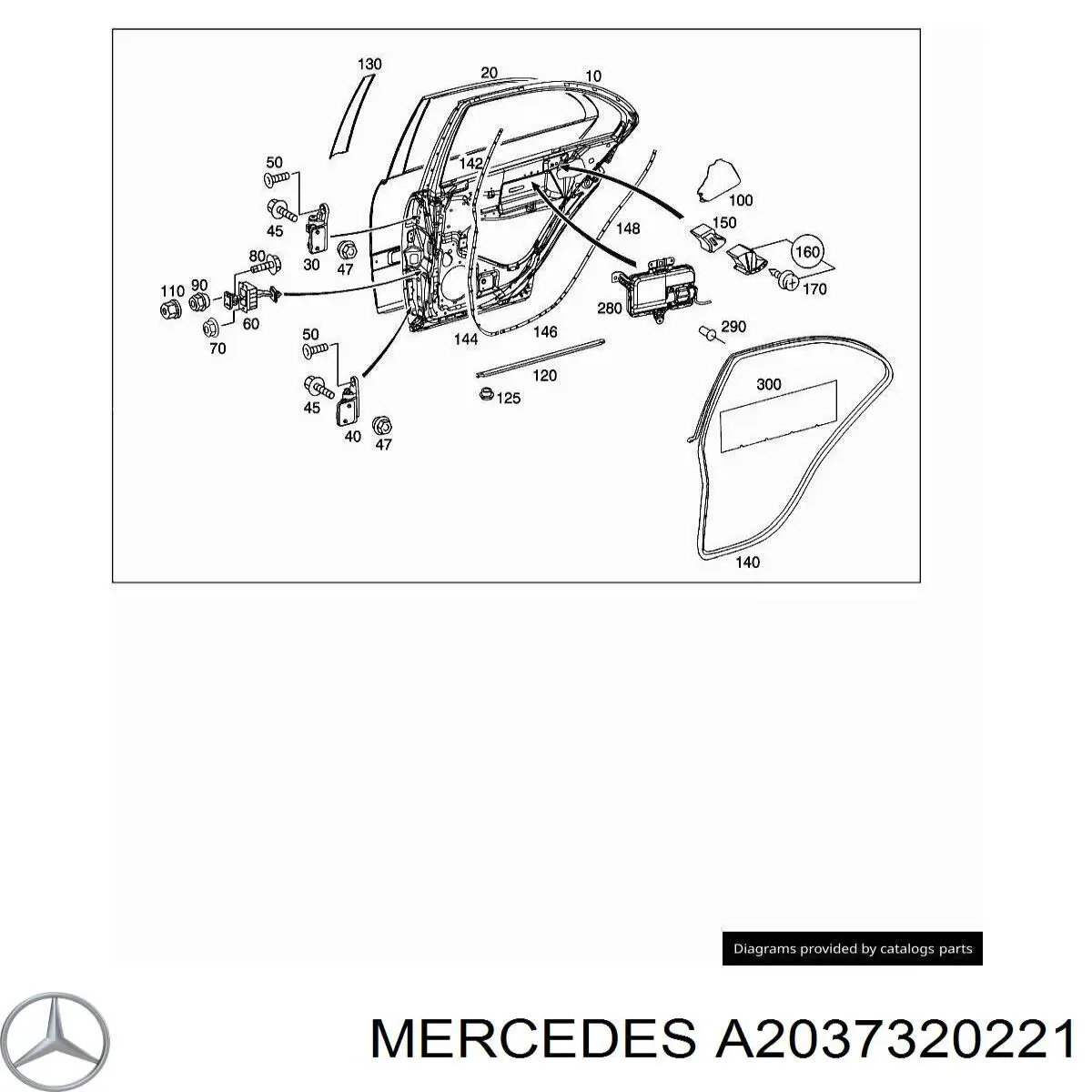 Купить A2037320221 Mercedes 
