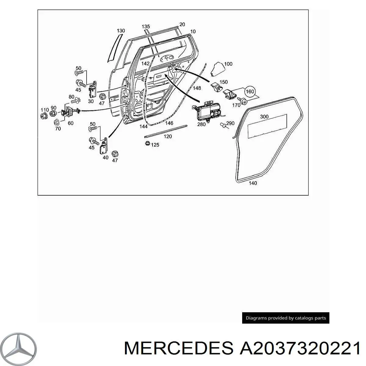  Mercedes A2037320221 цена, от 3.80 USD
