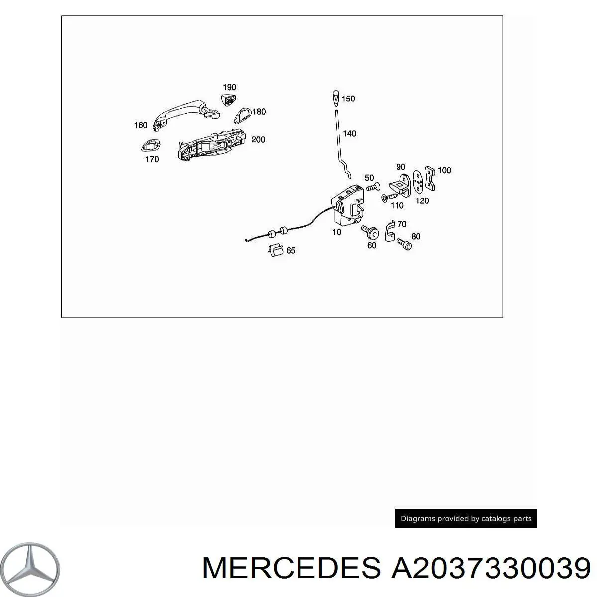 A2037330039 Mercedes 