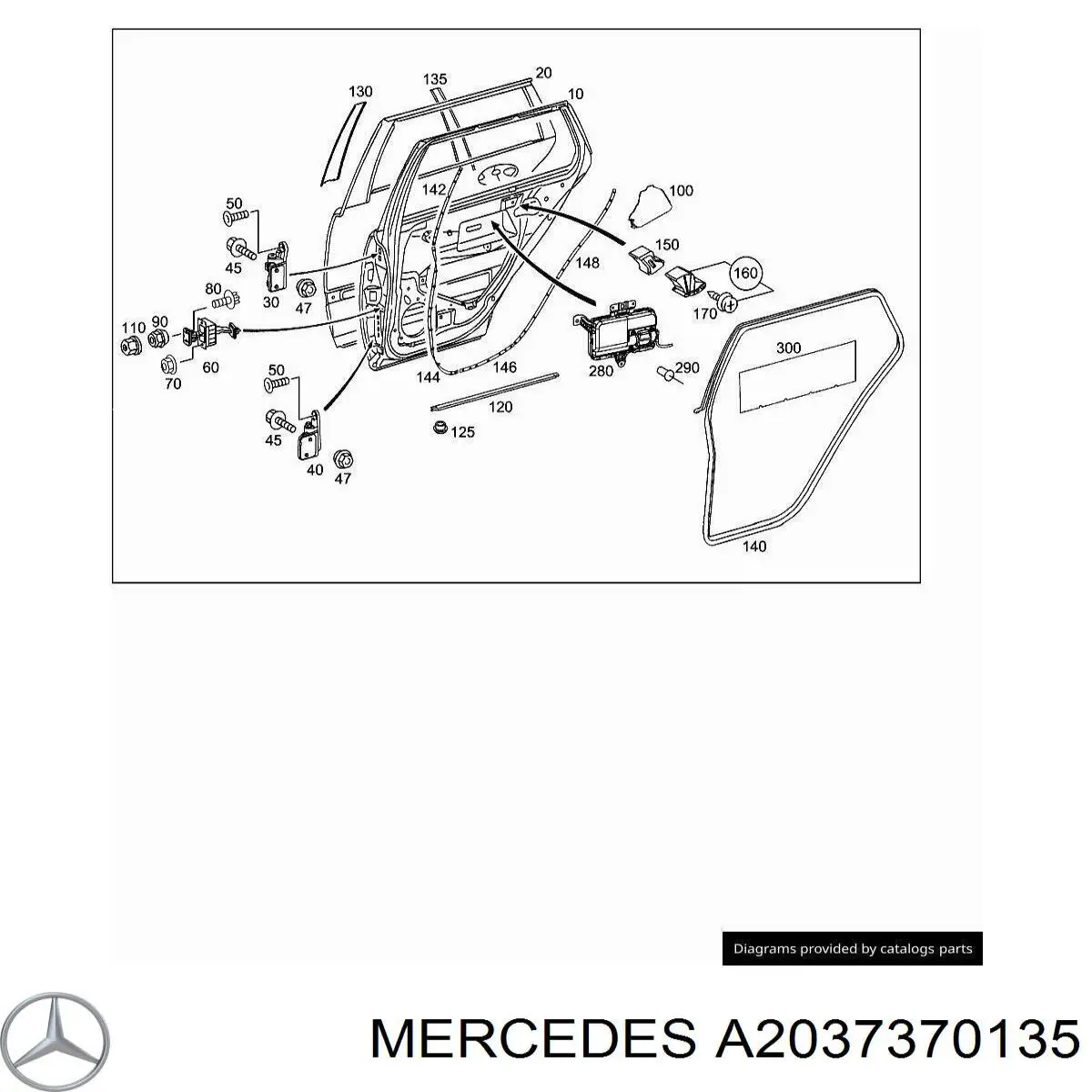  Mercedes A2037370135 цена, от 11.65 USD
