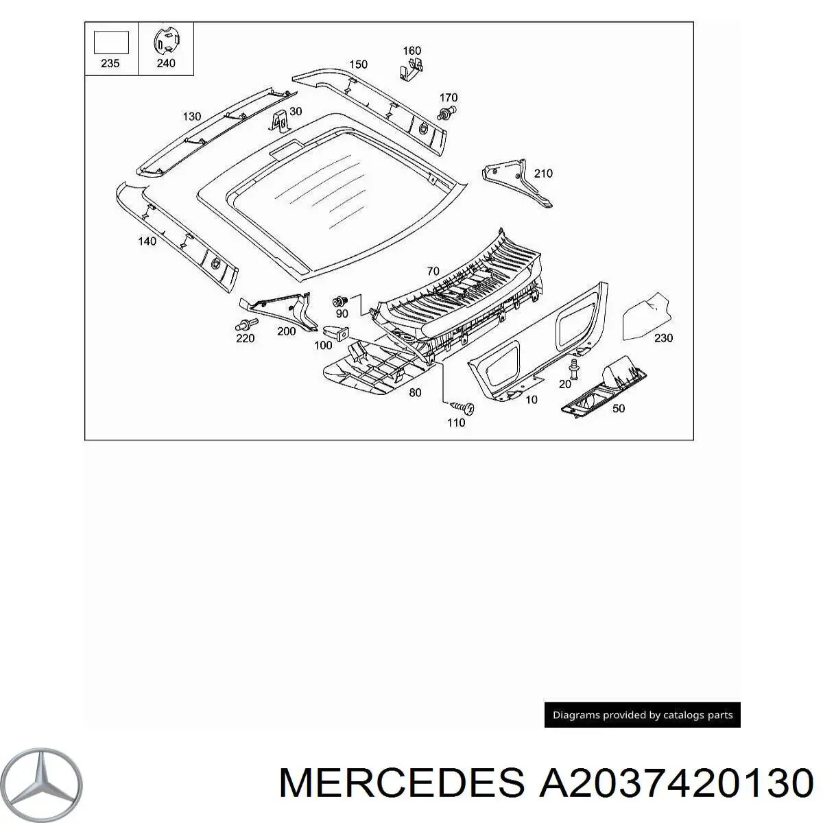 A2037420130 Mercedes 