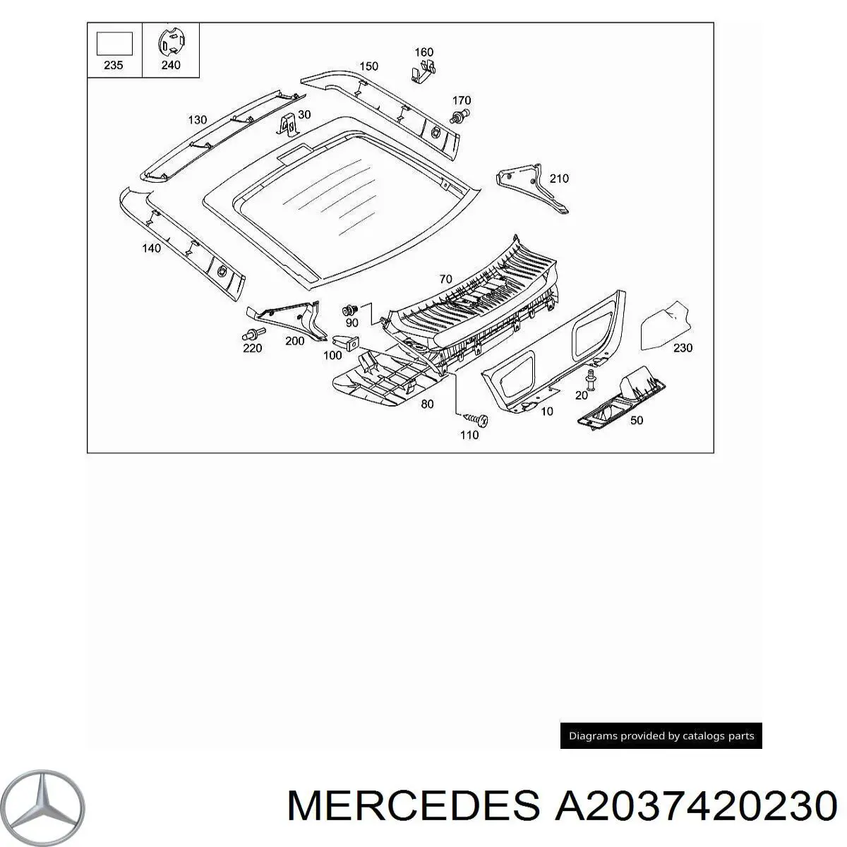 A2037420230 Mercedes 