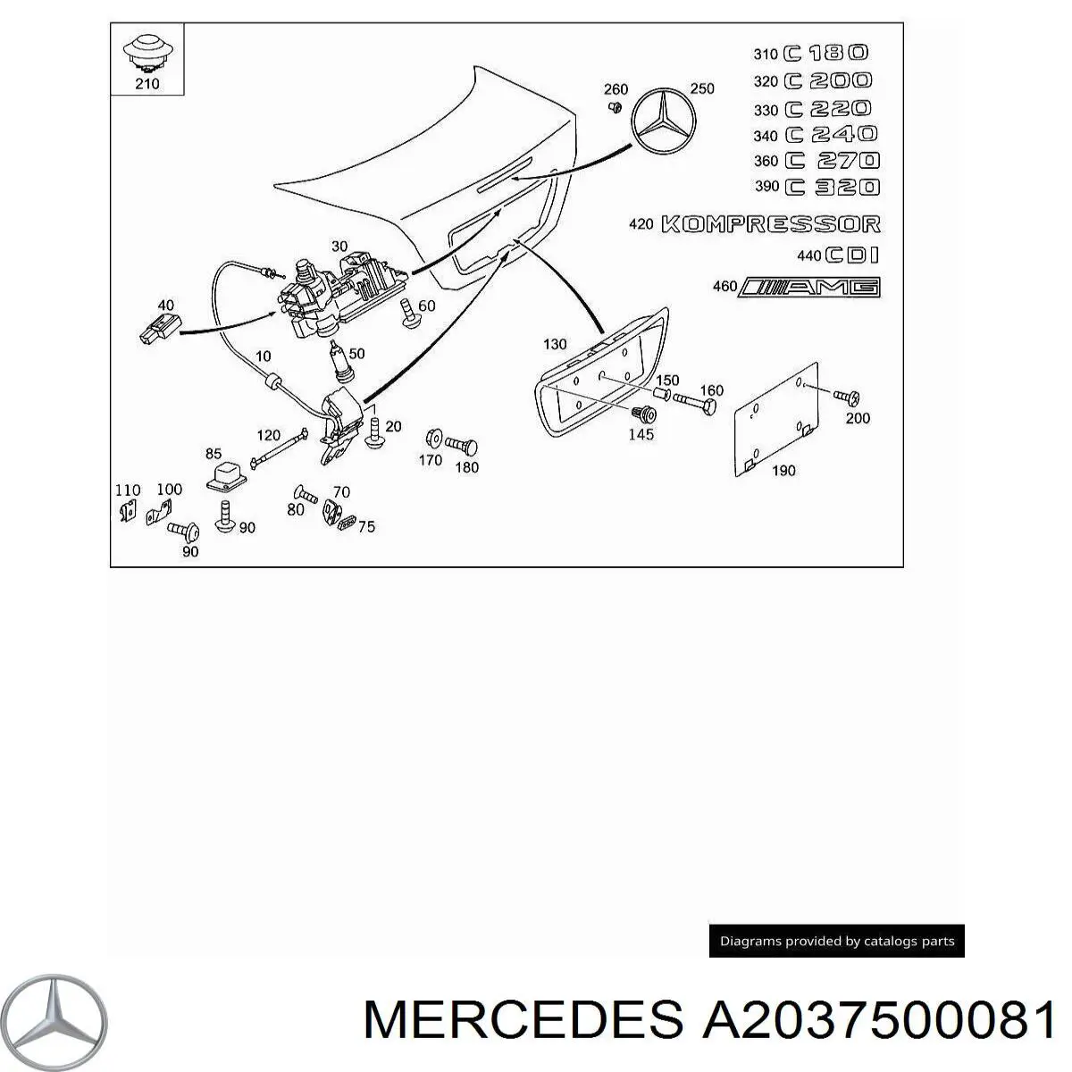 A2037500081 Mercedes