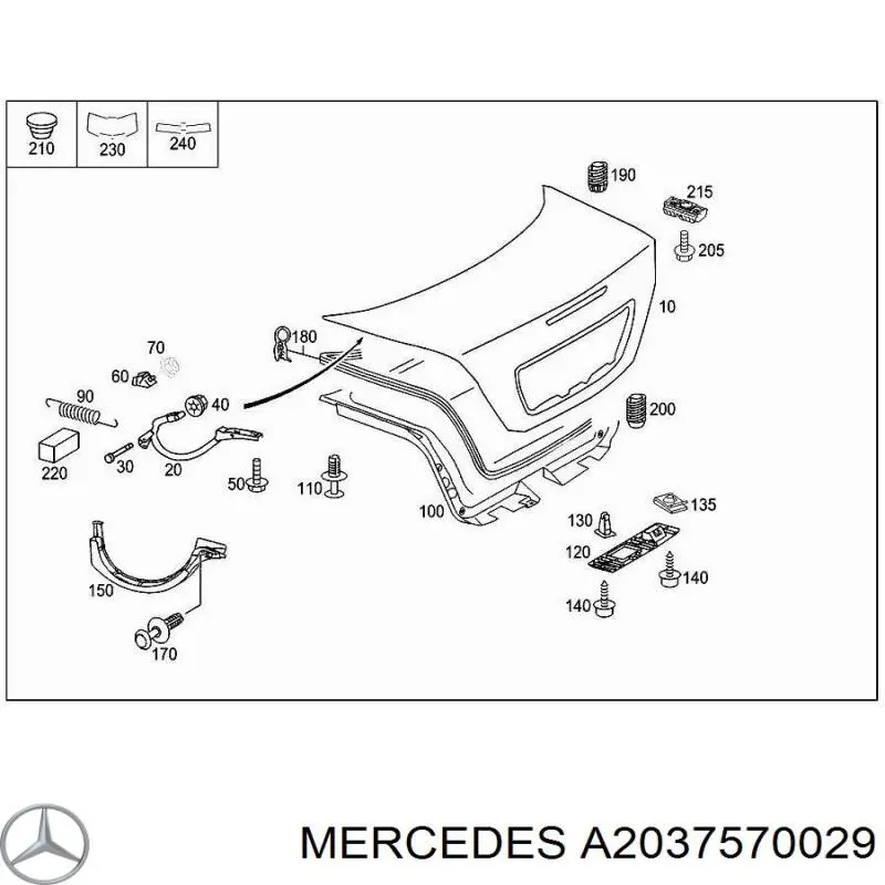 A2037570029 Mercedes 