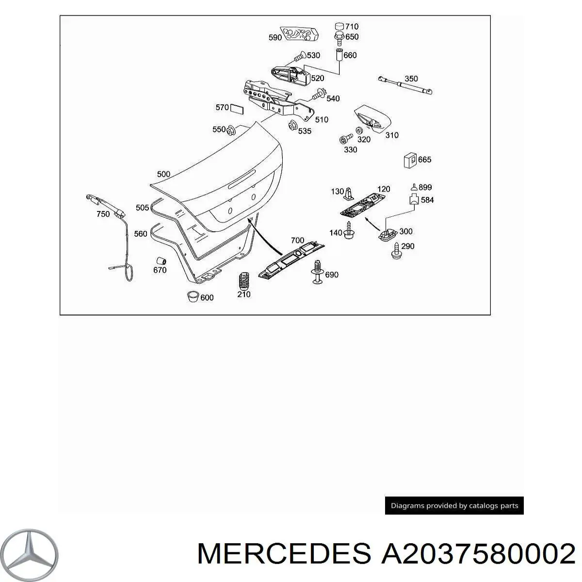 A2037580002 Mercedes 