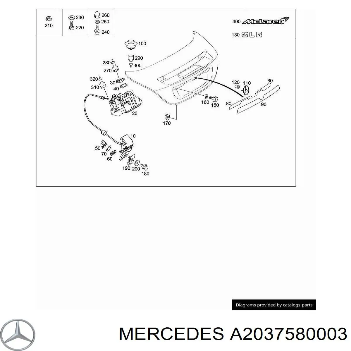  A2037580003 Mercedes