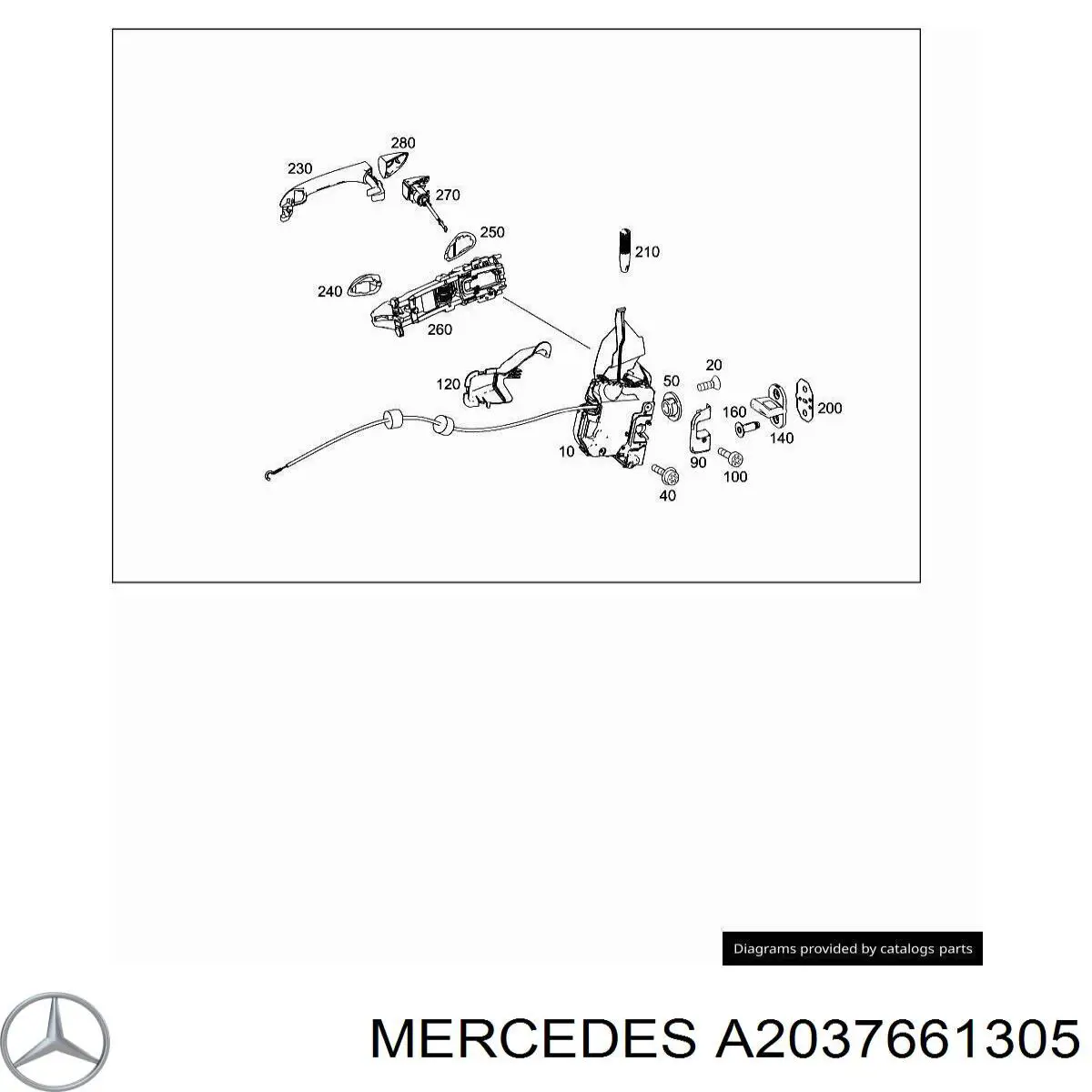  A2037661305 Mercedes