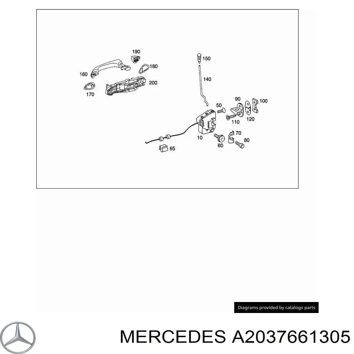  Mercedes A2037661305 цена, от 3.80 USD