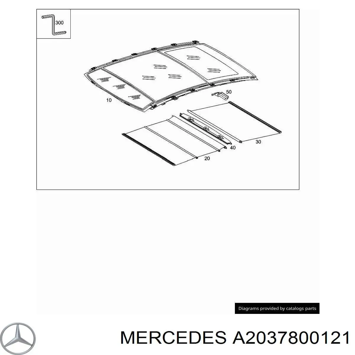 A2037800121 Mercedes 