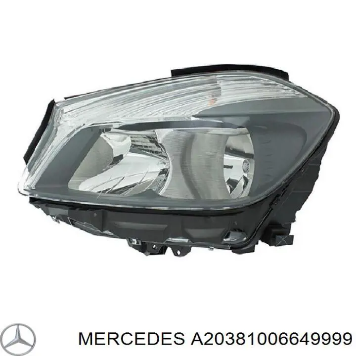 Накладка правого бокового зеркала Mercedes A20381006649744 цена, от 77.07 USD