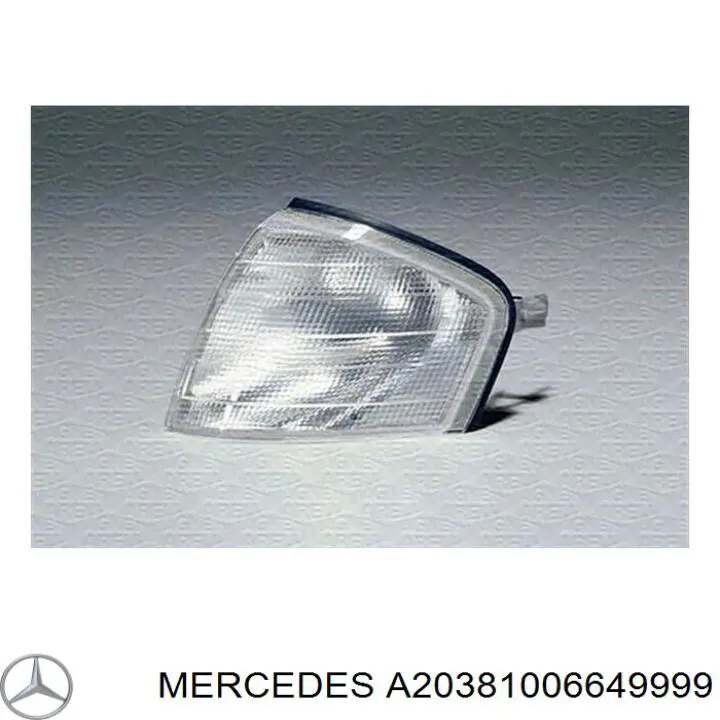 Накладка правого зеркала заднего вида Mercedes A20381006649744