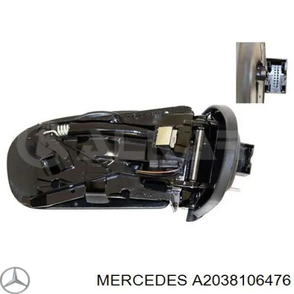A2038106476 Mercedes зеркало заднего вида правое