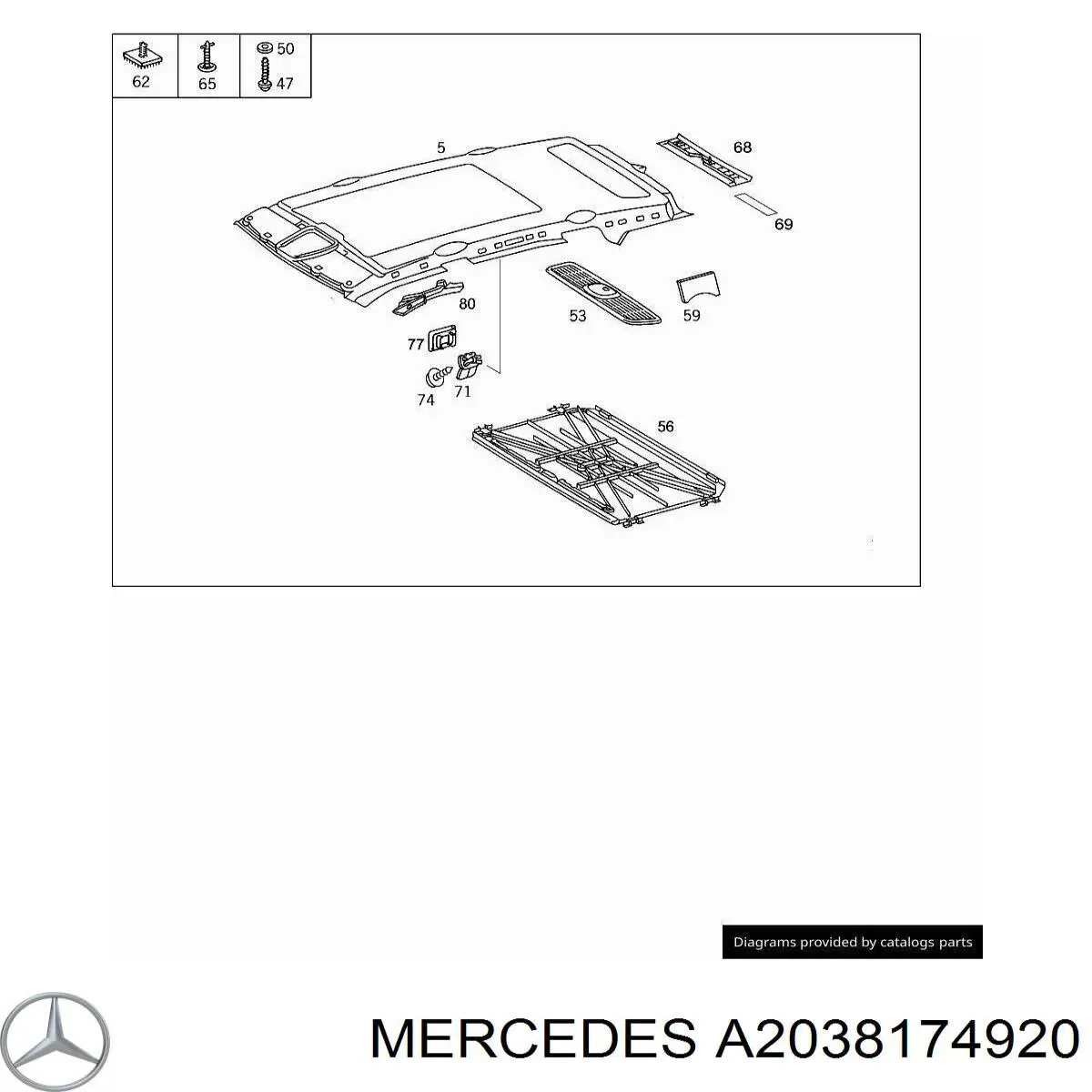 A2038174920 Mercedes 