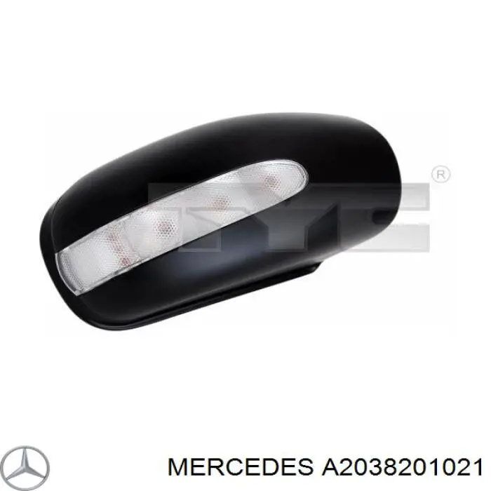 Указатель поворота зеркала, правый TYC A2038201021 цена, от 300.79 USD