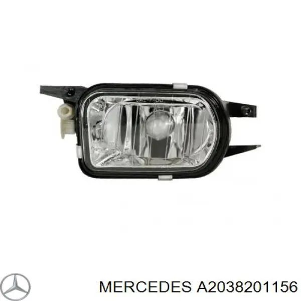 A2038201156 Mercedes фара противотуманная левая
