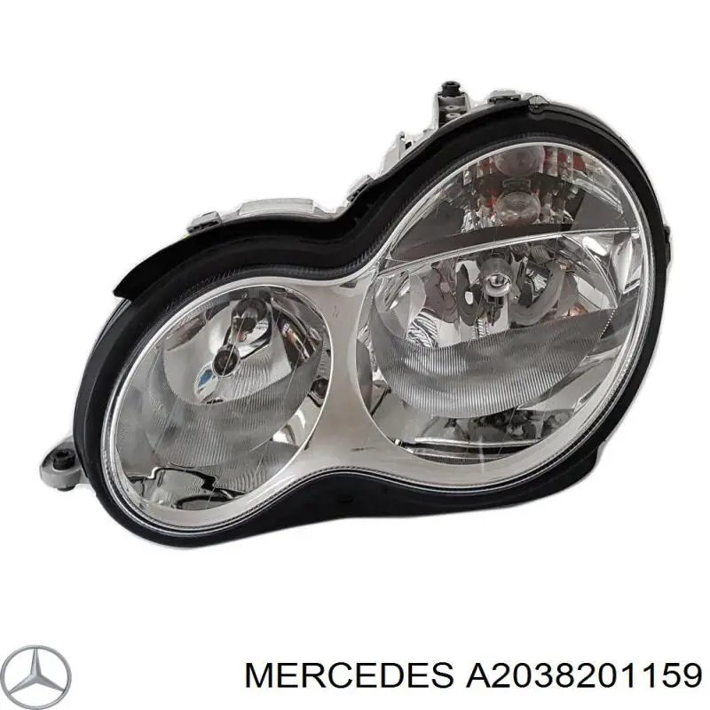 A2038201159 Mercedes фара левая