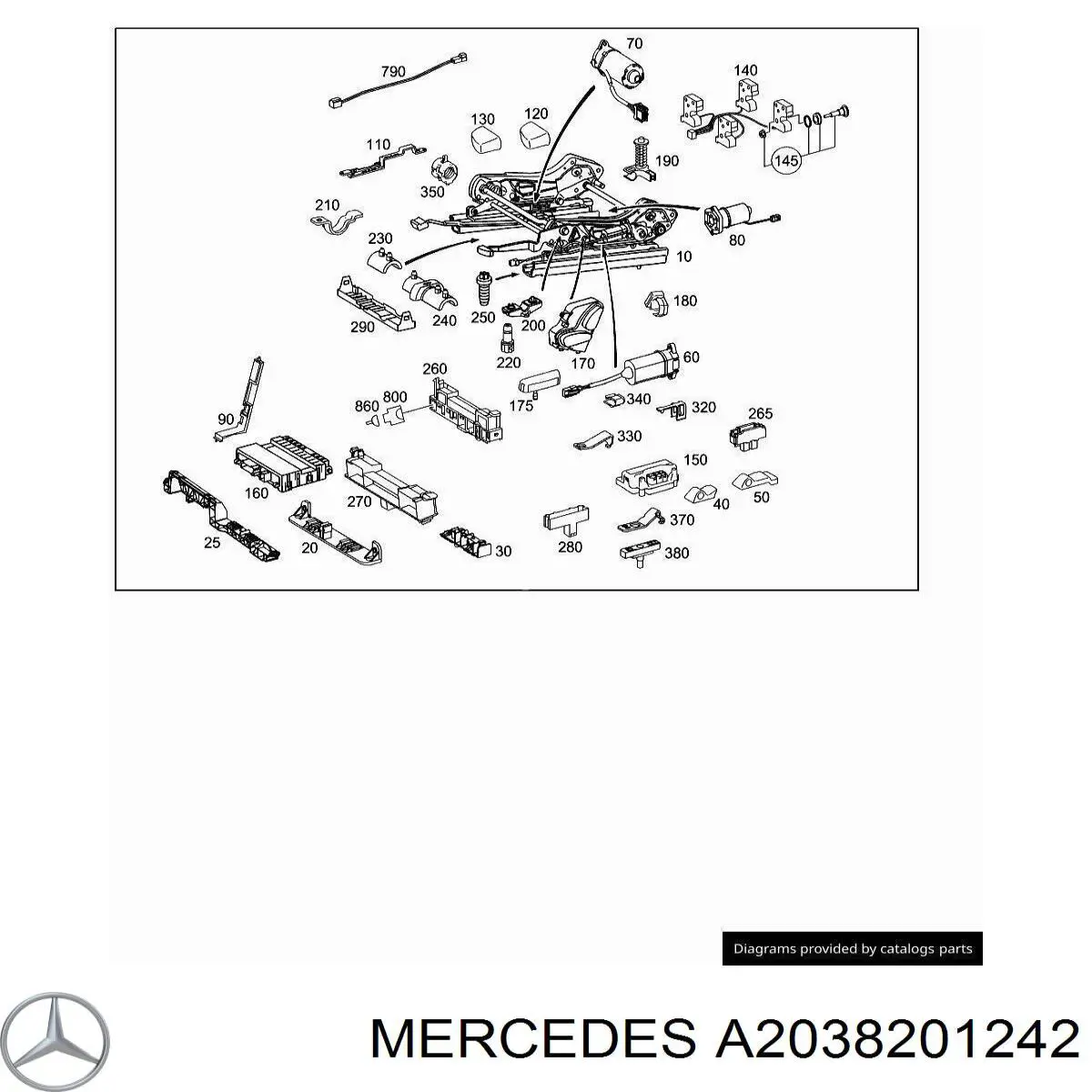  A2038201242 Mercedes