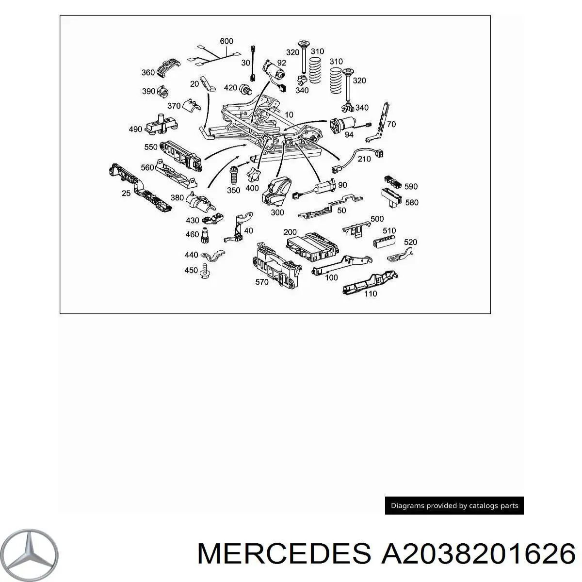  A2038201626 Mercedes