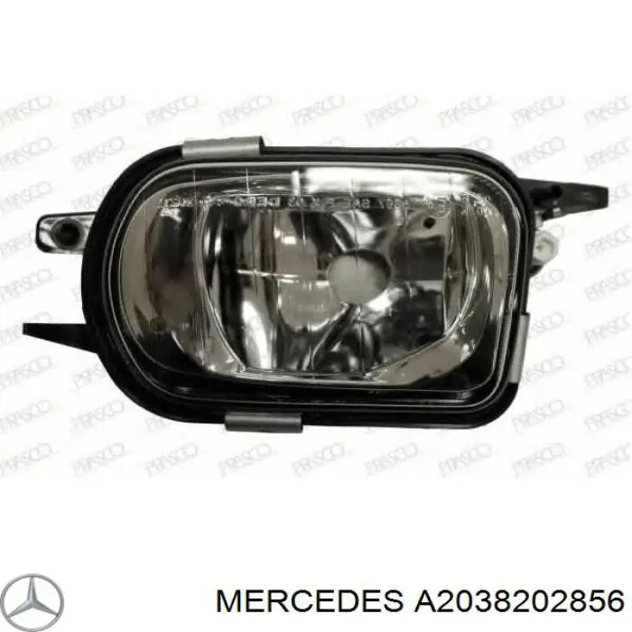 A2038202856 Mercedes luzes de nevoeiro direitas