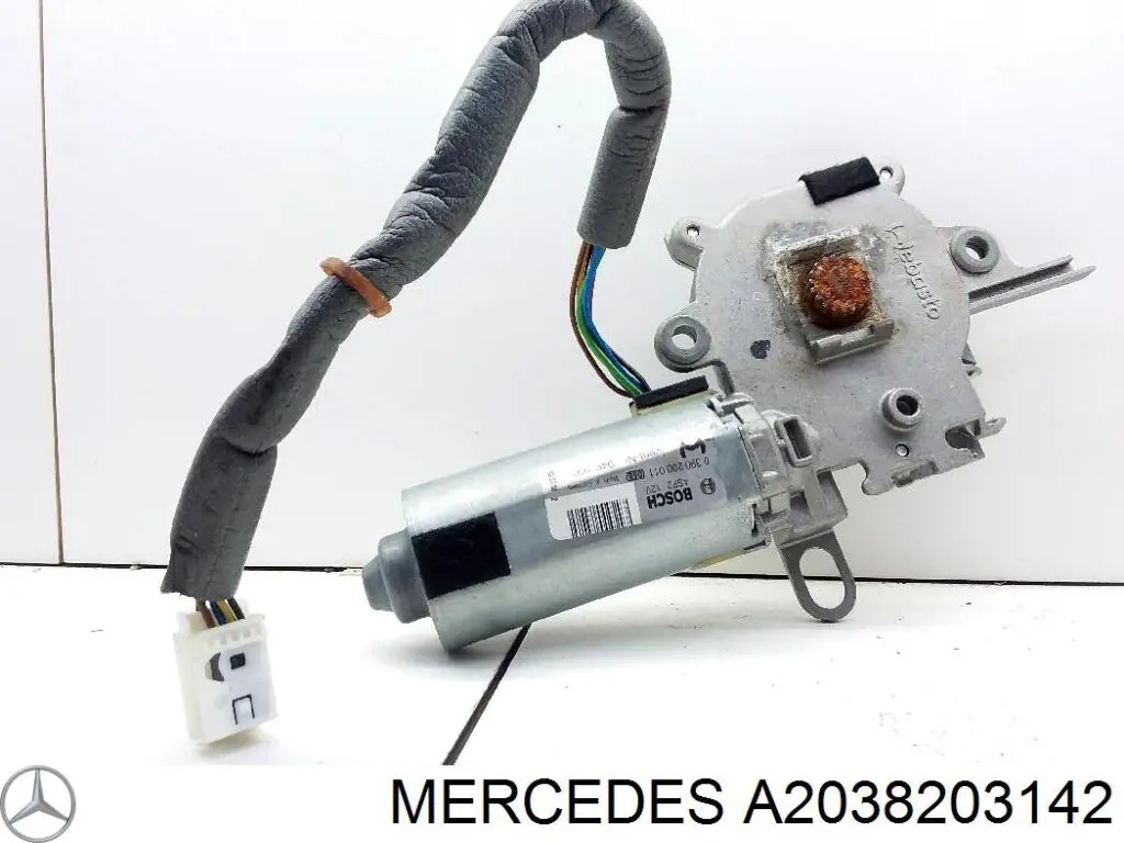 Мотор привода люка на Mercedes E (W211)