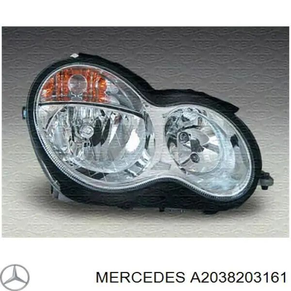 A2038203161 Mercedes фара левая