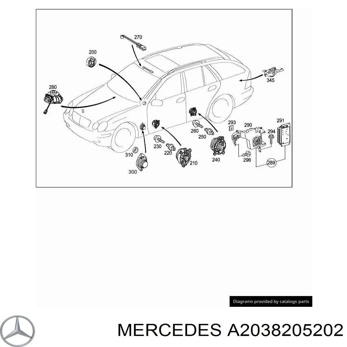 2038205202 Mercedes 