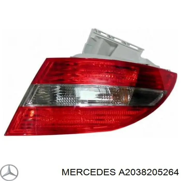 Фонарь задний правый Mercedes A2038205264 цена, от 147.58 USD
